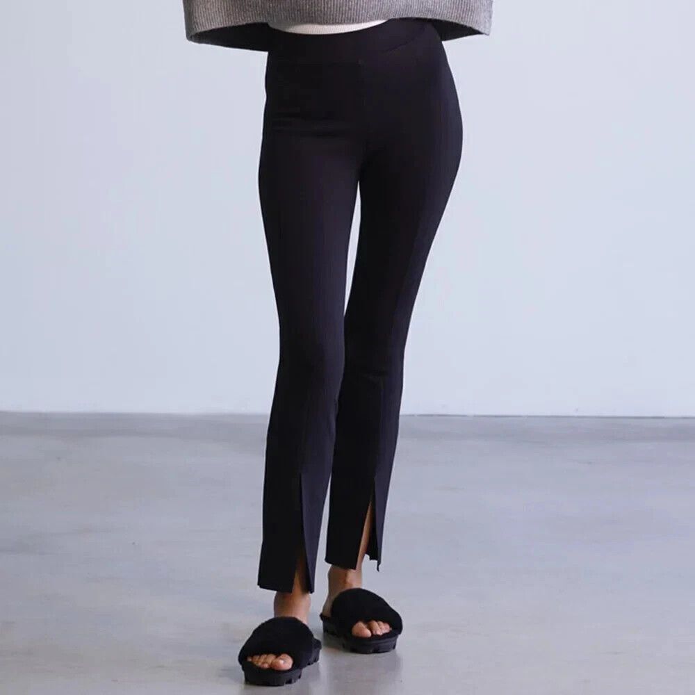 New Commando Neoprene Split Front Pants In Black … - image 4